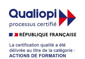 Logo qualiopi avec mention